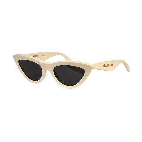 celine cateye sunglasses white|celine ivory cat eye sunglasses.